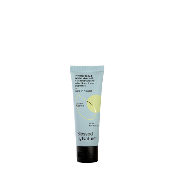 Blessed by Nature Mineral Tinted Moisturiser - Golden Natural  60ml