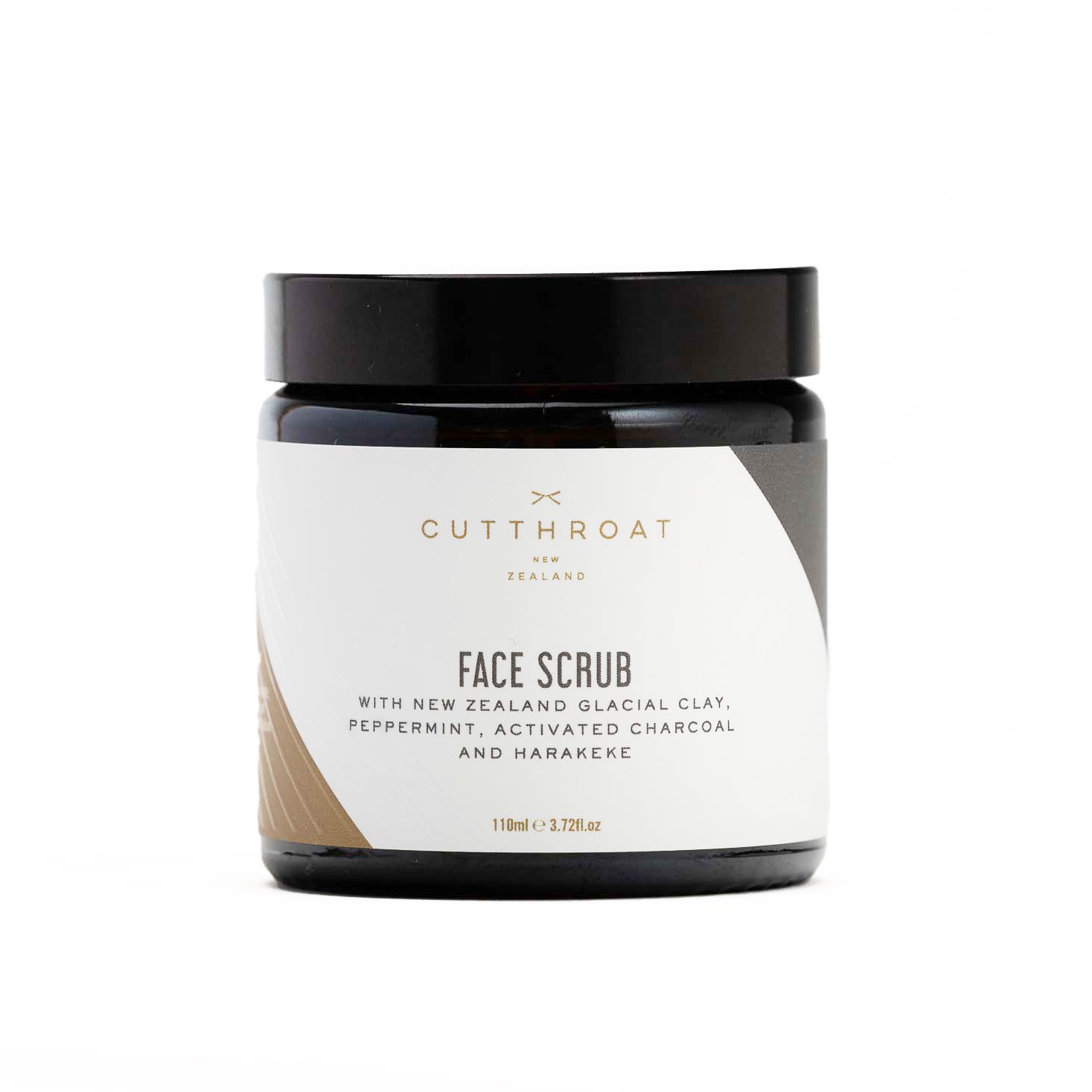 Cutthroat NZ Peppermint Face Scrub with Activated Charcoal