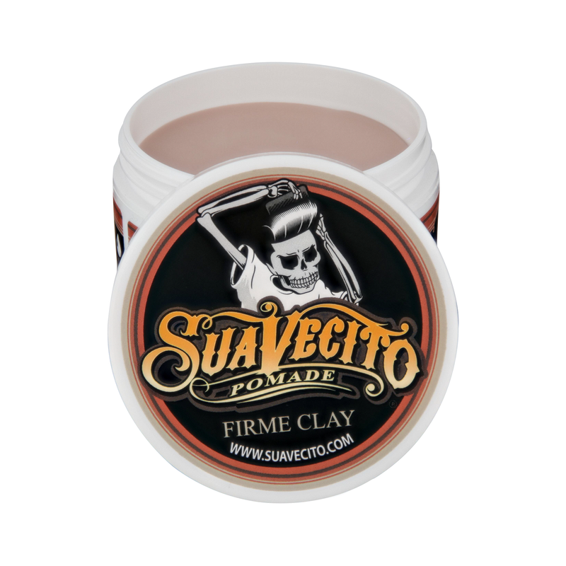 Suavecito Firme Clay Pomade | Strong Hold Low Shine Men's Clay Pomade