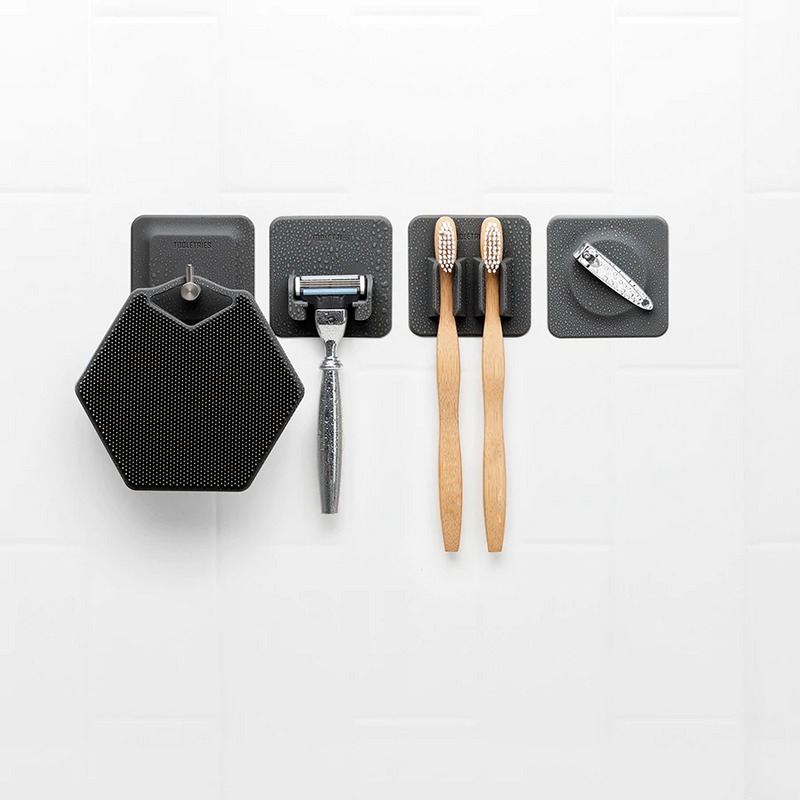 Tooletries The 4 in 1 Silicone Tile Series - Charcoal