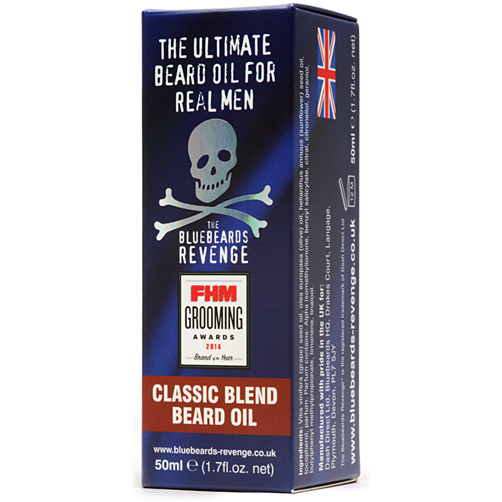 Bluebeards Revenge Classic Blend Beard Oil Box