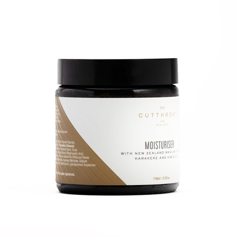 Cutthroat NZ Moisturiser - Manuka Honey and Harakeke