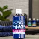 The Bluebeards revenge Classic Body Wash A citrusy burst of bergamot and zesty lime with a botanical blend of lavender, patchouli, amber and musk.