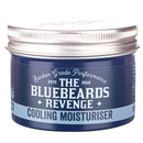 The Bluebeards Revenge Cooling Moisturiser for men fast-absorbing cream with a fresh  masculine blend of madagascan vanilla sandalwood and patchouli plastic free and vegan friendly