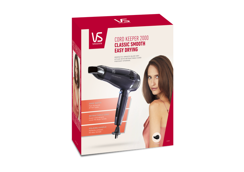 Vidal Sassoon Cord Keeper Express Hair Dryer 2000w