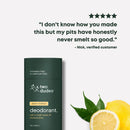 two dudes deodorant zesty forest 75g