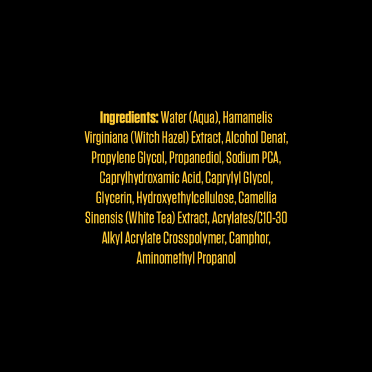 Headblade Clearhead aftershave skin treatment in new pump action bottle and new size