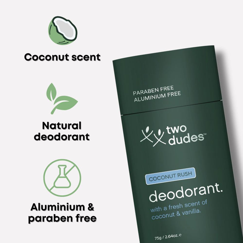 Two dudes deodorant coconut rush 75g