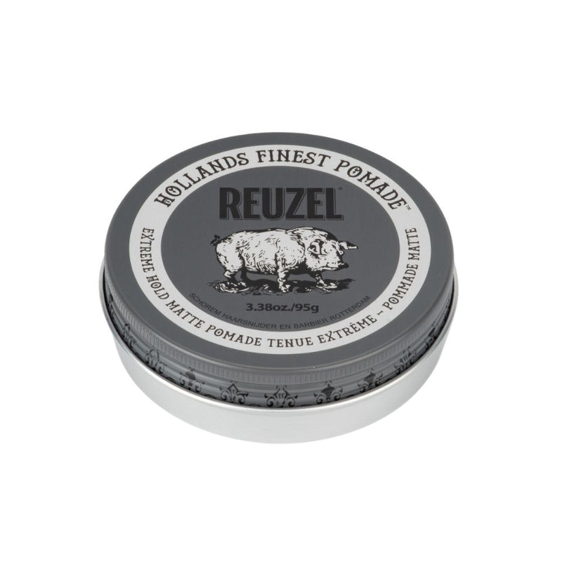 Reuzel Extreme Hold Matte Pomade 95g | Strongest Hold, Matte Finish