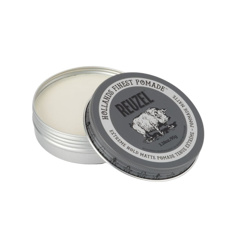 Reuzel Extreme Hold Matte Pomade 95g | Strongest Hold, Matte Finish