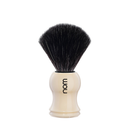 nom gustav 21 cr synthetic fibre shaving brush ivory color handle