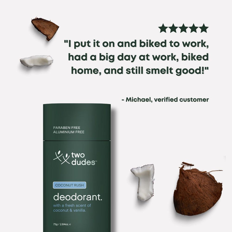 Two dudes deodorant coconut rush 75g