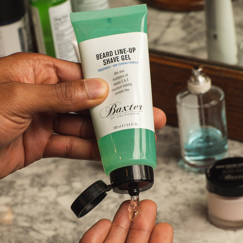 Baxter of California Beard Line-Up Clear Shave Gel | Transparent, Non-Foaming