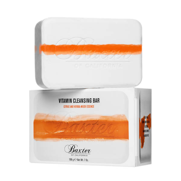 Baxter of California Soap Vitamin Cleansing Bar- Citrus & Herbal Musk