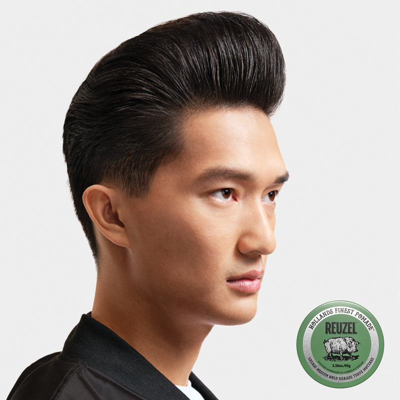 Reuzel Green Pomade Grease 95g | Medium Hold, Medium Shine