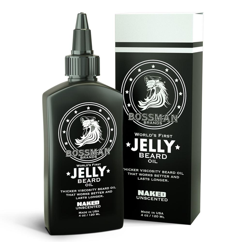 Bossman Jelly Beard Oil Naked Unscented