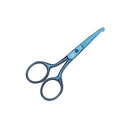 The Bluebeards Revenge pocket sized Beard and Moustache Scissors finished in metallic blue