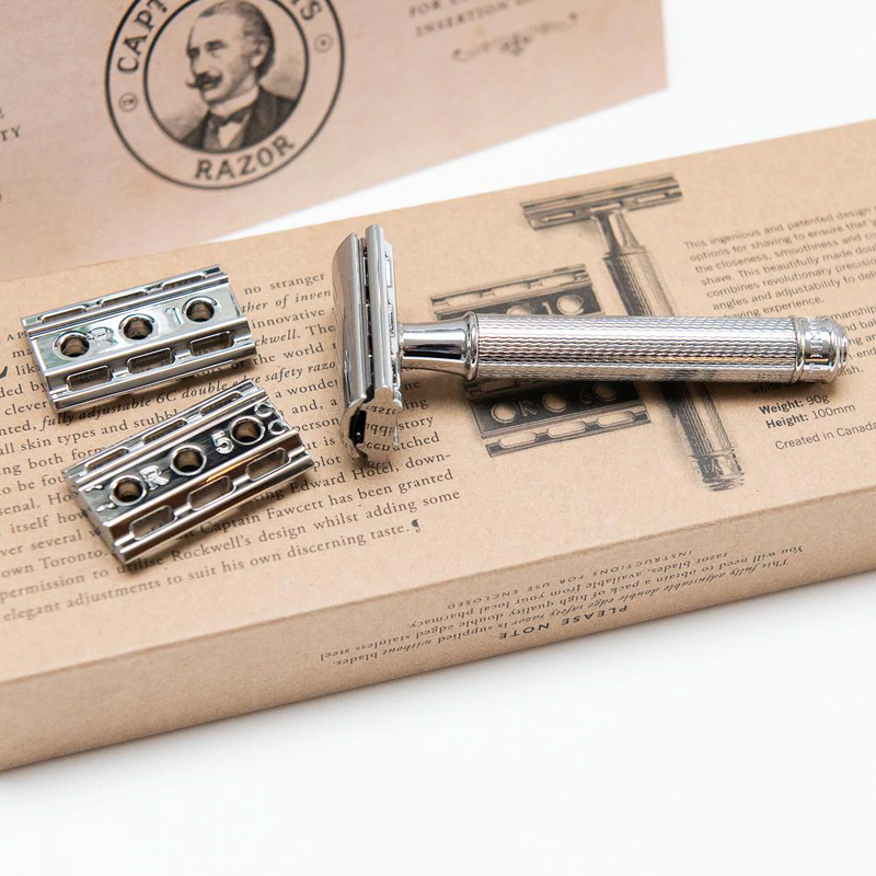 Captain Fawcett's Rockwell Adjustable Safety Razor