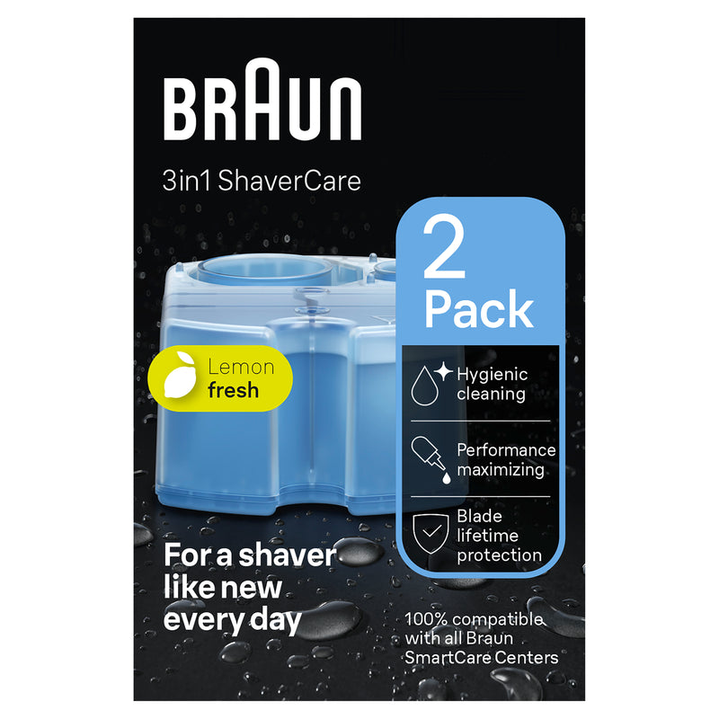 Braun Clean and Charge Refills – 2 Pack