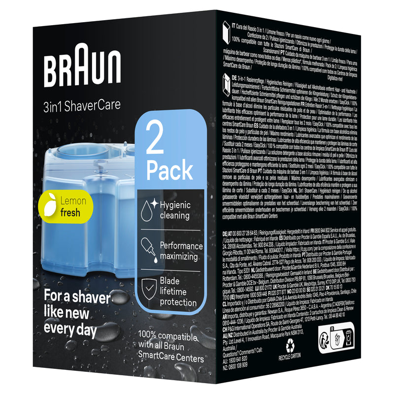 Braun Clean and Charge Refills – 2 Pack