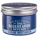 The Bluebeards Revenge Cooling Moisturiser for men fast-absorbing cream with a fresh  masculine blend of madagascan vanilla sandalwood and patchouli plastic free and vegan friendly
