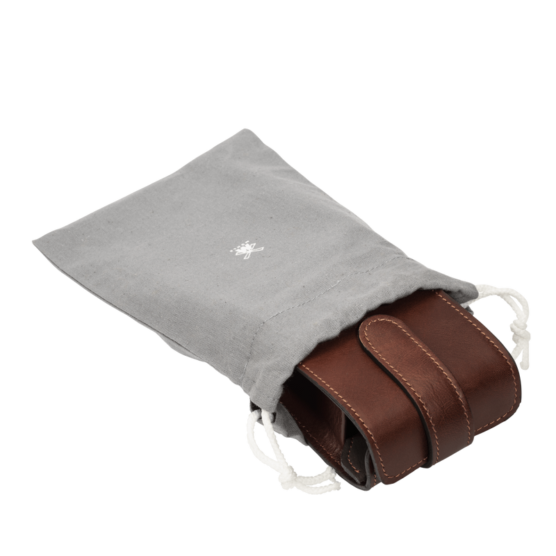 MUHLE RT 2 Leather Travel Pouch - Brown