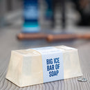The Bluebeards Revenge Big Ice Bar of Soap cruelty free vegan friendly SLS & Paraben free citrusy scent of bergamot and zesty lime with a blend of lavender  patchouli amber and musk