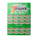 Gillette 7 o'clock Super Stainless razor blades 100 pack