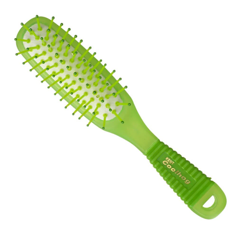 KENT CoolHog Hairbrush in Green