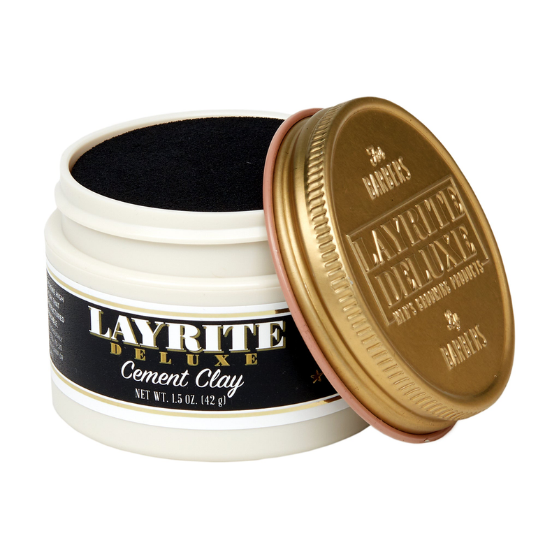 Layrite Cement Hair Clay for Men - 42g Travel Size