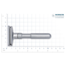 Merkur Futur Safety Razor - Brushed Chrome - Adjustable Blade Setting