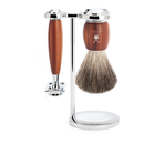 Muhle S 81 H 331 SR VIVO Pure Badger Safety Razor Shaving Kit Plum Wood