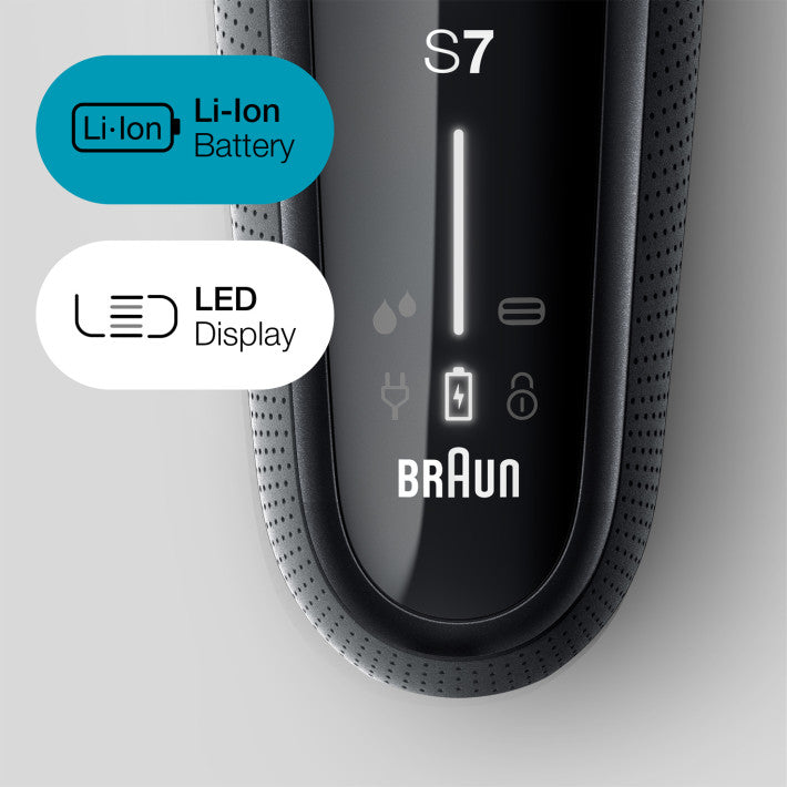 Braun Series 7 71-N7200cc Wet & Dry shaver with 4in1 SmartCare center and 1 precision trimmer attachment, black