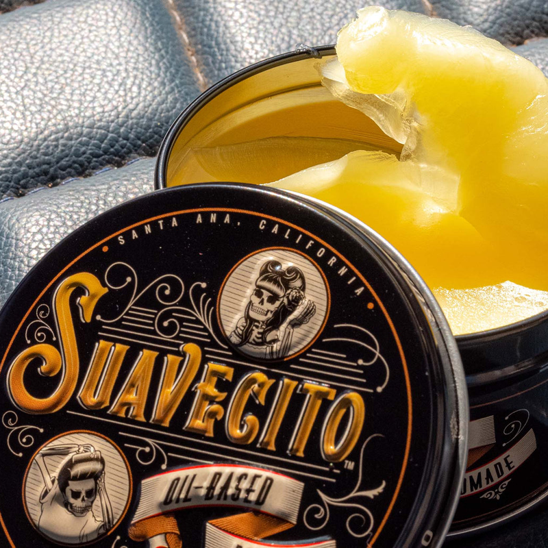 Suavecito Oil-Based Pomade | Oil-Based for High Shine and Medium Hold