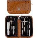 Three Swords 5763 Matt Manicure Set, Ostrich Effect