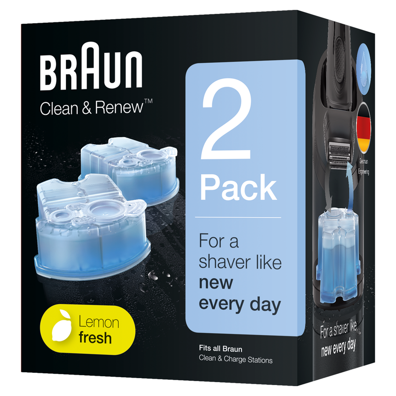 Braun Clean and Charge Refills – 2 Pack