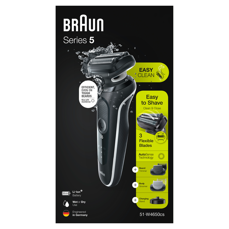 Braun Clean & Renew Cartridge for Bruan Electric Shaver with Automatic  Cleaning Center Cleans Stubble & Germ off the Shaver Head