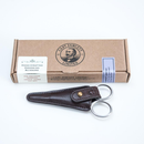 Captain Fawcett's Grooming Scissors with Leather Pouch