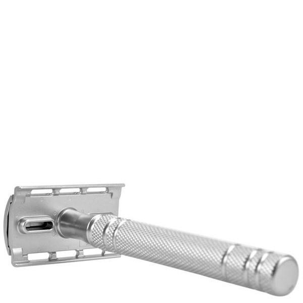 Feather AS-D2S Stainless Steel Safety Razor with Stand