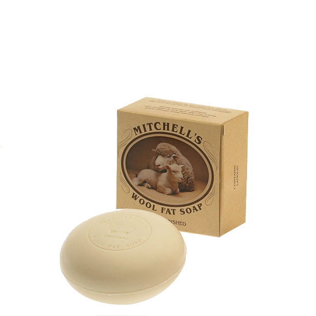 Mitchell's Wool Fat Boxed Round Bath Size Soap