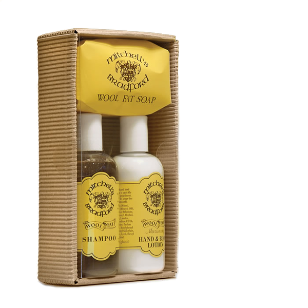 Mitchell's Wool Fat Shampoo, Hand Lotion and Soap Gift Set
