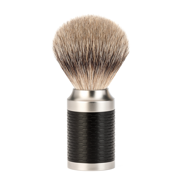 Muhle 091M96 Rocca Shaving Brush Silvertip Black