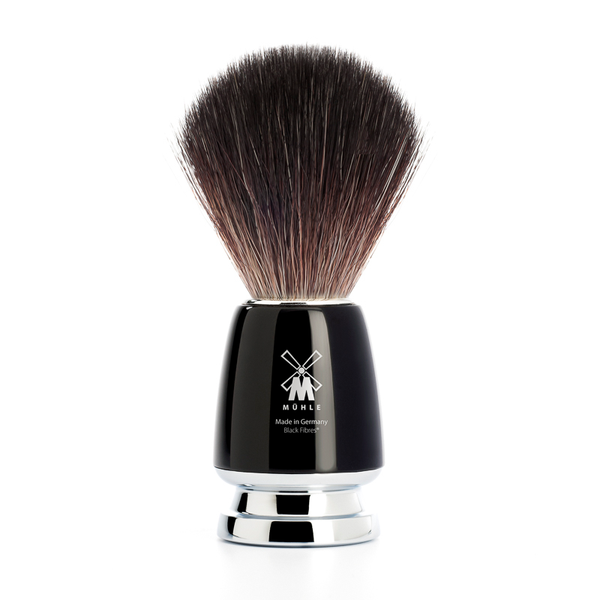 Muhle 21M226 Rytmo Black Fibre Shaving Brush - black