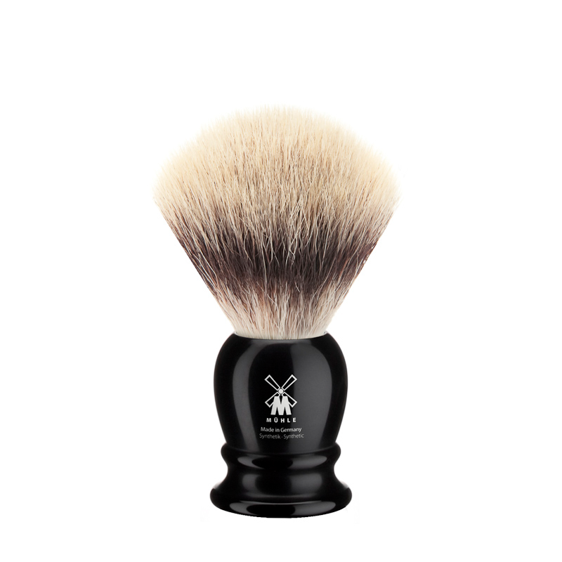 Muhle 31K256 Synthetic Silvertip Shaving Brush - Black