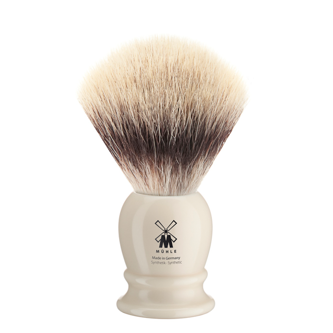 Muhle 31K257 Synthetic Silvertip Shaving Brush - Ivory