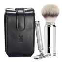 Muhle RT3 SR Safety Razor Travel Shaving Set - Black