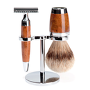 Muhle S091H71SR Stylo Thuja Wood Safety Razor Silvertip Shaving Set
