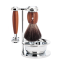 Muhle S21H331SSR Synthetic Black Fibre Safety Razor Shaving Set with Bowl