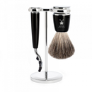 Muhle S81M226M3 Rytmo Mach3 Shaving Set Black