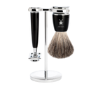 Muhle S81M226SR Rytmo Safety Razor Shaving Set Black